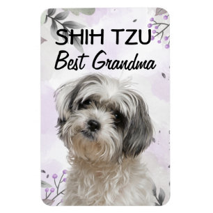 Magnet Flexible Shih Tzu Best Grand-mère