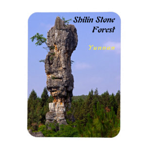 Magnet Flexible Shilin pinacles Forêt de pierre - Yunnan,Chine,Asi