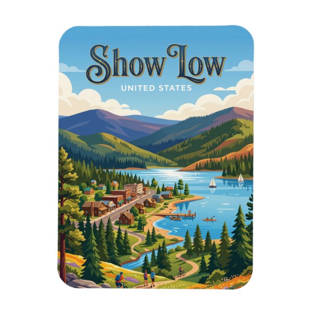 Magnet Flexible Show Low Arizona (Vertical)