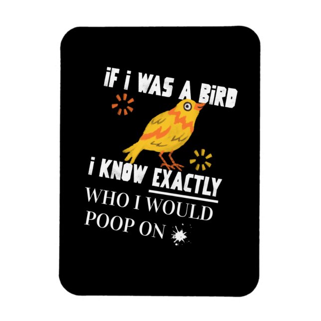 Magnet Flexible Si j'étais un oiseau (Vertical)