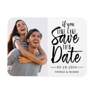 Magnet Flexible Si vous aimez le gâteau, sauvegardez cette date Ph