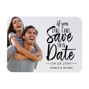 Magnet Flexible Si vous aimez le gâteau, sauvegardez cette date Ph