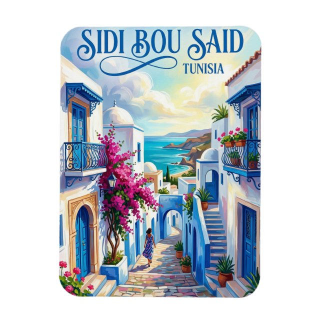 Magnet Flexible Sidi Bou Said Tunisie (Vertical)