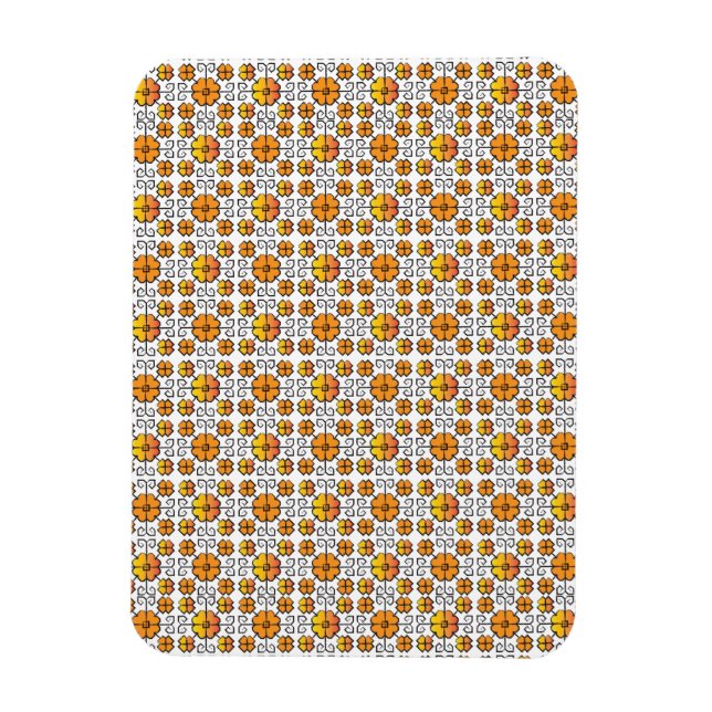 Magnet Flexible Signal traditionnel letton SUN motif géométrique V (Vertical)