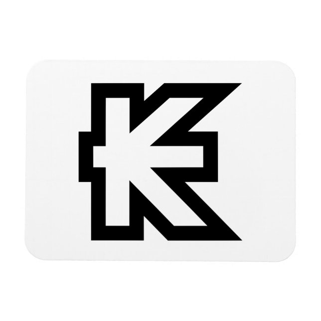 Magnet Flexible SIGNE D'ARGENT Laos Kip Lao / Laotien (Horizontal)