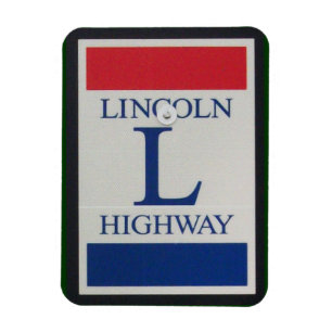 Magnet Flexible SIGNE DE LA ROUTE DE Lincoln