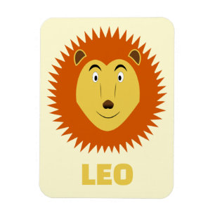Magnet Flexible Signe du Lion Lion Anniversaire Personnalisé