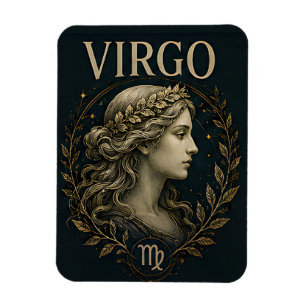 Magnet Flexible Signe Vierge Zodiaque Céleste Symbole Astrologie