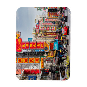 Magnet Flexible Signes en Bangkok, Thaïlande, Chinatown