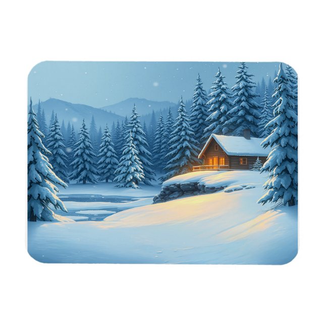 Magnet Flexible Silent Snow  (Horizontal)