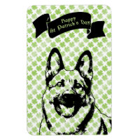 Silhouette berger allemand st patrick