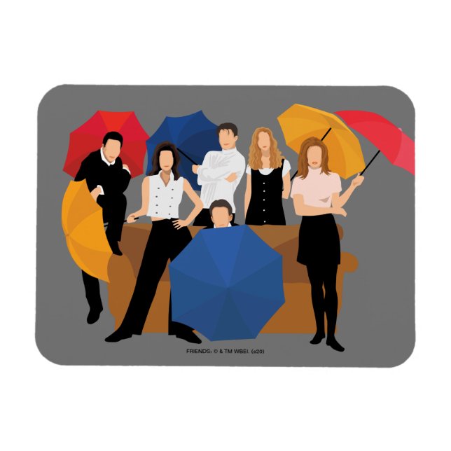 Magnet Flexible Silhouette de caractères FRIENDS™ (Horizontal)