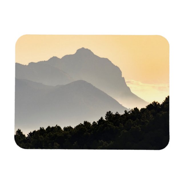 Magnet Flexible Silhouettes des montagnes (Horizontal)