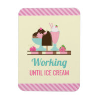 Silly Pun Travailler Jusqu'À Glace Crème - Yummy T