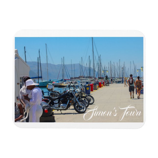 Magnet Flexible Simon's Town Navy Harbour Afrique du Sud (Horizontal)