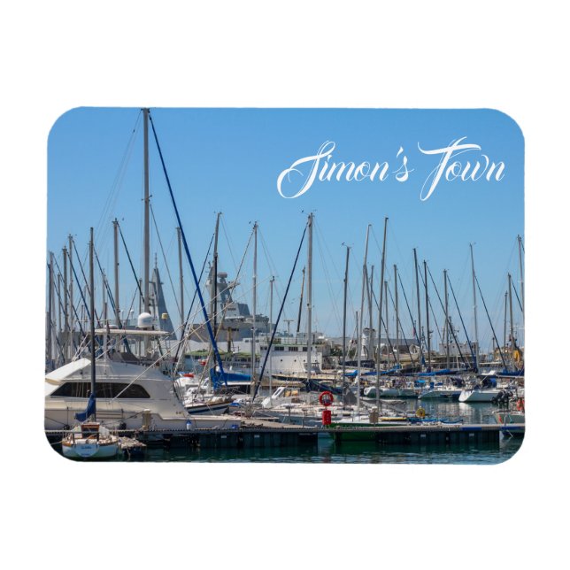 Magnet Flexible Simon's Town Navy Harbour Afrique du Sud (Horizontal)