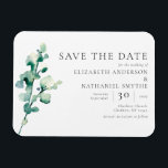 Magnet Flexible Simple Elégante Verdure Économisez La Date Mariage<br><div class="desc">Simple et élégante verdure économisez la date magnet mariage qui peut être personnalisé avec l'inclusion de vos détails.</div>