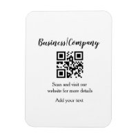 Simple entreprise site web code-barres QR ajouter 