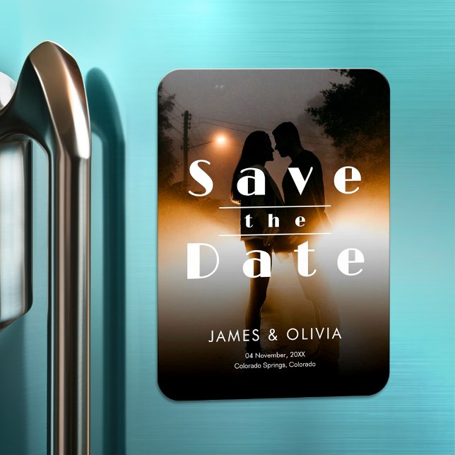 Magnet Flexible Simple minimaliste élégant enregistrer la photo de (Créateur téléchargé)