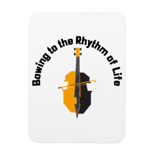 Magnet Flexible S'inclinant au rythme de la vie Violoncelle