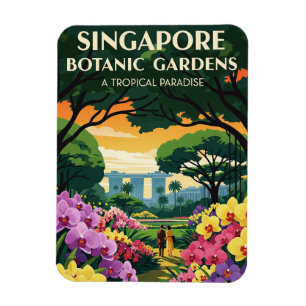 Magnet Flexible Singapore Botanic Gardens Travel