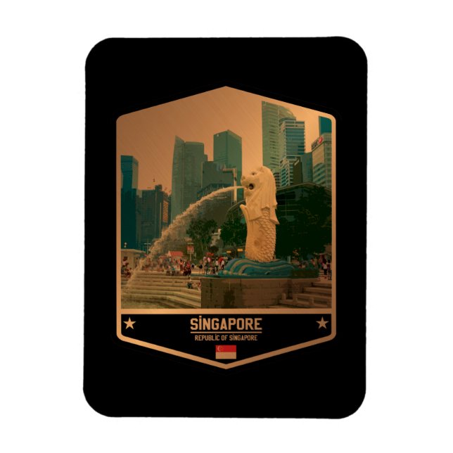 Magnet Flexible Singapour (Vertical)