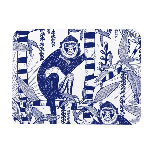 Magnet Flexible Singe dans la jungle (Horizontal)