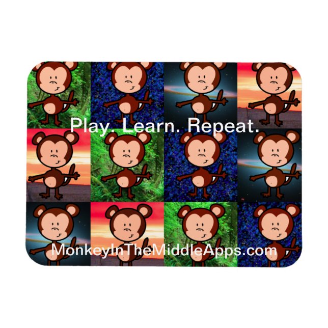 Magnet Flexible Singe dans l'aimant Middle Apps (Horizontal)