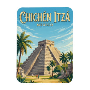 Magnet Flexible Site archéologique de Chichén Itzá Mexique