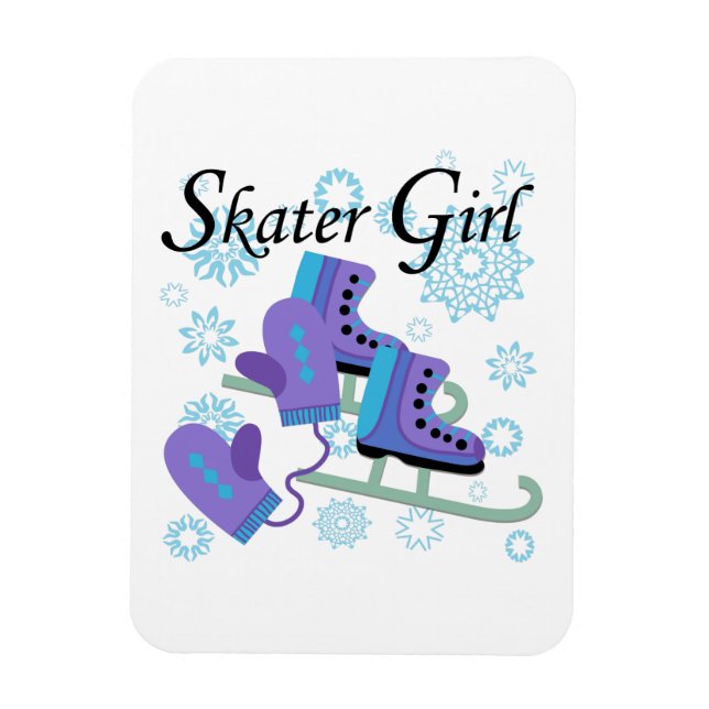 Magnet Flexible Skater Girl (Vertical)