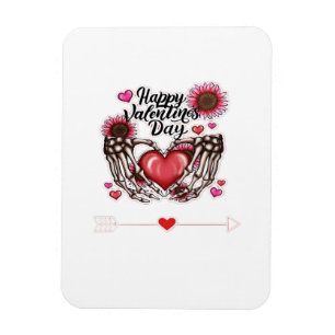 Magnet Flexible Skeleton Mains Valentines Classic de la journée
