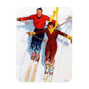 Magnet Flexible Ski alpin de couples