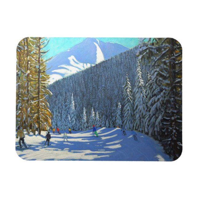 Magnet Flexible Ski Beauregard La Clusaz 2012 (Horizontal)