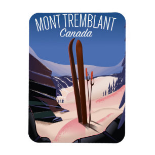 Magnet Flexible Ski de Mont-Tremblant Canada