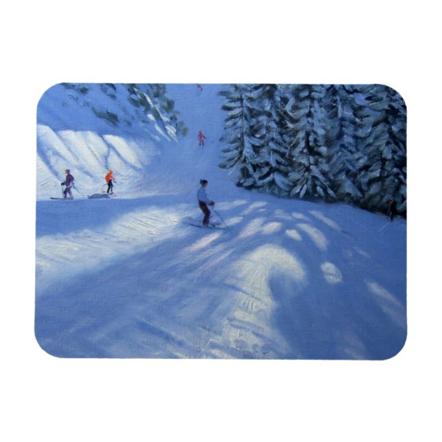 Magnet Flexible Ski de Morzine (Horizontal)
