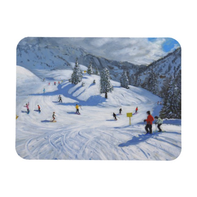 Magnet Flexible Ski Kitzbhuel 2014 (Horizontal)