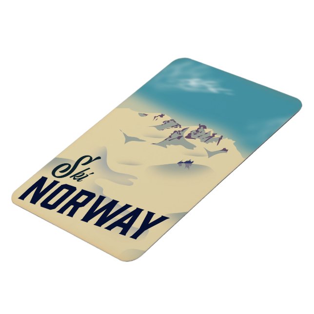 Magnet Flexible Ski Norvège (Côté Gauche)