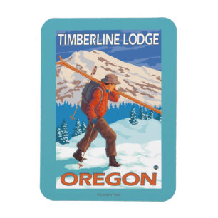 Magnet Flexible Skis de transport de neige de skieur - loge de