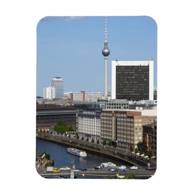Magnet Flexible Skyline de Berlin, Allemagne (Vertical)