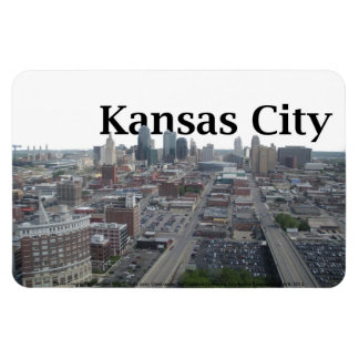 Magnet Flexible Skyline de Kansas City avec Kansas City dans le ci