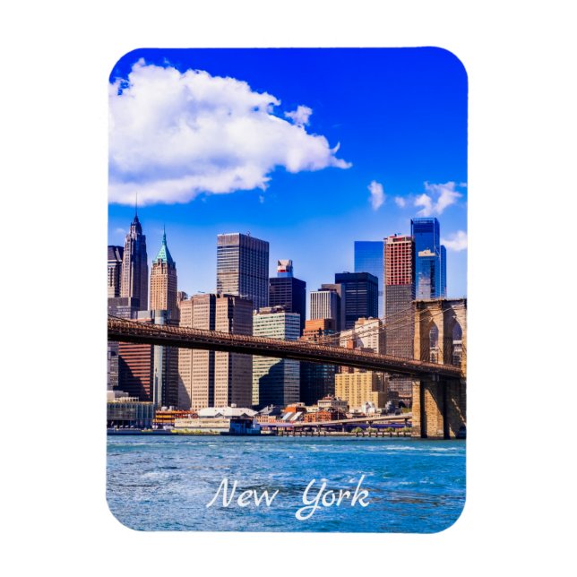 Magnet Flexible Skyline de New York (Vertical)