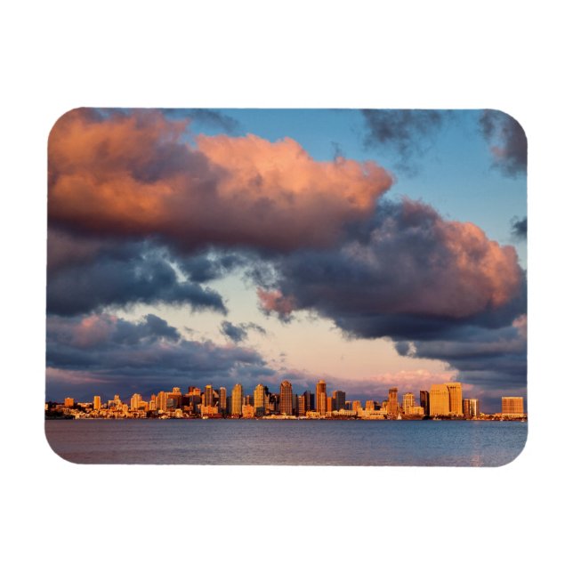 Magnet Flexible Skyline de San Diego Bay City (Horizontal)