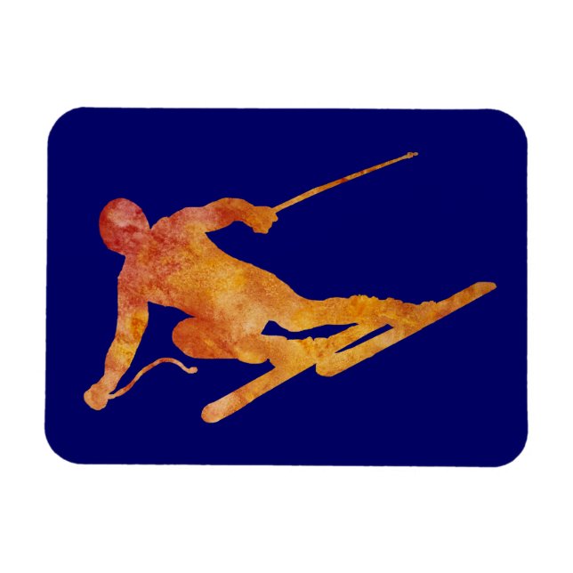 Magnet Flexible Slalom Skiier (Horizontal)