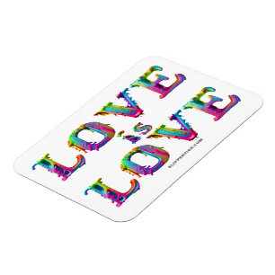 Magnet Flexible SlipperyJoe l'amour est amour dégoulinant fondu dy