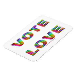 Magnet Flexible SlipperyJoe vote amour égalité fourrure arc-en-cie