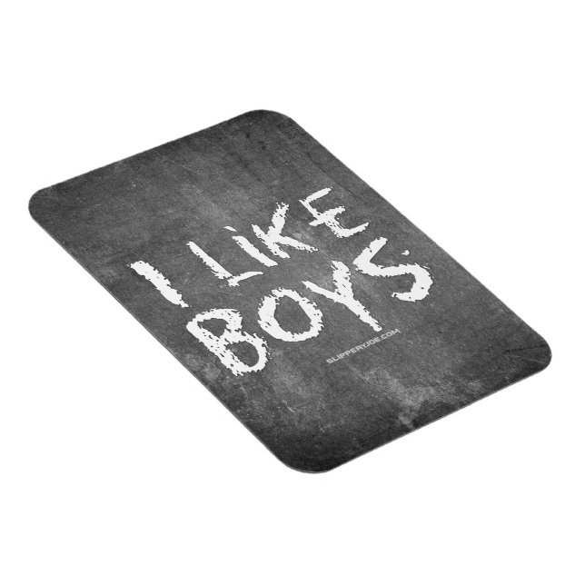 Magnet Flexible SlipperyJoe's I Like Boys sale Chalkboard écriture (Côté Droit)