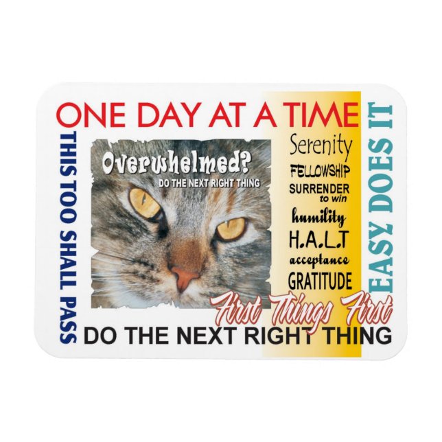Magnet Flexible slogans de récupération (Horizontal)