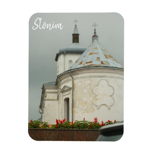 Magnet Flexible Slonim Belarus Town Architecture Church (Vertical)