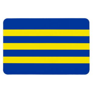 Magnet Flexible slovakia county Trnavsky flag region blue yellow