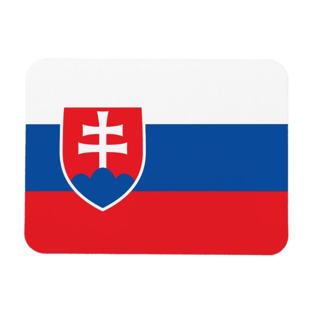 Magnet Flexible Slovakia Flag (Horizontal)
